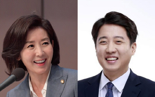 국민의힘 6·11 전당대회 당대표 본경선에 진출한 (왼쪽부터) 나경원 전 원내대표, 이준석 전 최고위원.[사진=나경원·이준석 페이스북]
